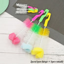 360-degree Spout Cup Washing Clean Sponge Rotating Bottle Brush Baby Nipple