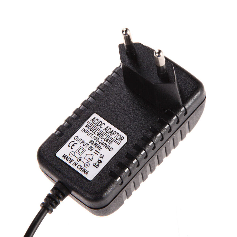 AC 100-240V Converter Adapter DC 5.5 x 2.5MM 6V 1A 1000mA Charger EU Plug