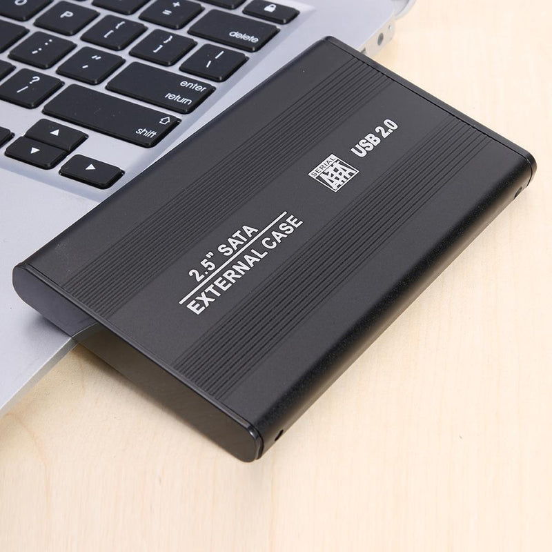 External HDD Case 2.5"" USB 2.0 to SATA Portable Hard Drive Enclosure SSD