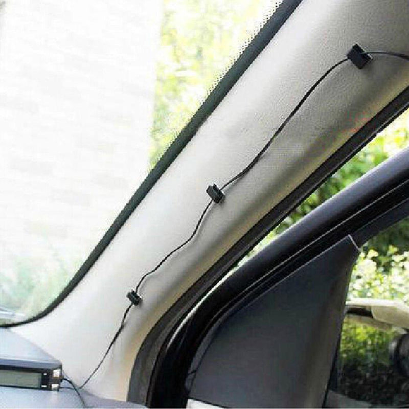 50pcs Self Adhesive Car Wire Clamping Tapes String Fuser Organizer Kl