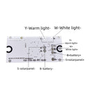 3.2V 3.7V Solar Light Controller Sensor Lamp Circuit Board with Remote Cont