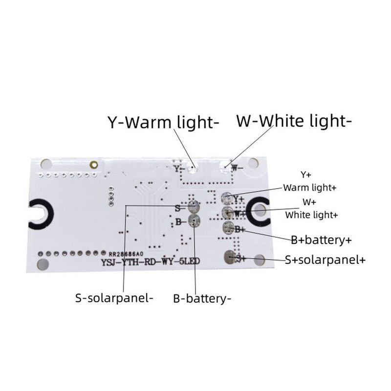 3.2V 3.7V Solar Light Controller Sensor Lamp Circuit Board with Remote Cont