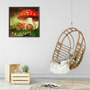 5D DIY Diamond Painting Kits Red Mushroom Full Round Drill Wall Decor Art