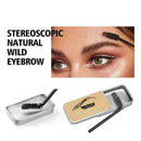1x Eyebrow Soap Wax With Trimmer Fluffy Feathery Eyebrows Gel For Eyebrow D2M4