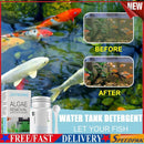 50g Aquarium Algae Repellent Agent Moss Cleaner Powder Tablet Fish Tank w/ Spoon