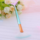 1pc Soft Gradient Makeup Fan Brush Powder Blush Foundation Cosmetic Tool(S)