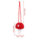Decorations Wedding Xmas Tree Christmas Mushroom Mushroom Hanging Ornament Felt