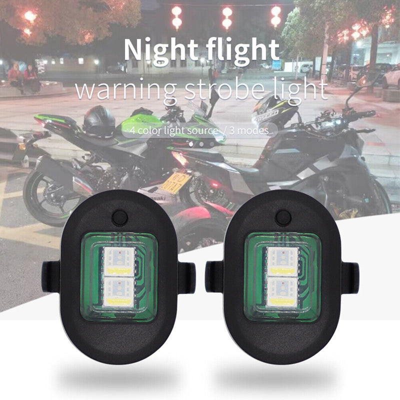 DC 5V LED Night Flying Warning Signal Indicator Drone Strobe Flashing Lamp
