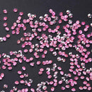 500pcs Glitter Shimmer Sharp Tip Nail Art Rhinestones Manicure Charm (Rose)