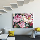 Peonies in Bloom Oil Paint By Numbers DIY Handpainted on Canvas Home Decora