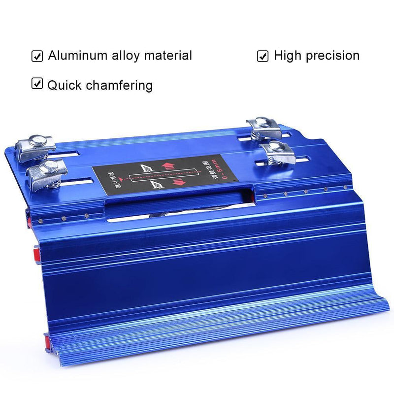 45 Degree Stone Cutting Machine Tile Ceramic Chamfering Cutter Mill (Blue) Newly