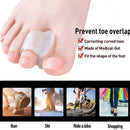 2pcs Toe Separator Insoles Ring Separation Hallux Valgus Correction Pad