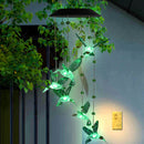 Solar Hummingbird Wind Chimes Hanging Catcher Windchime Pendant Hanging Ornament