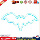 LED Neon Light Sign Bat Light Blue Halloween Birthday Party Accessory Prop Newly
