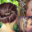 Dragonfly Shape Women Metal Hair Clips Barrette Slide Hair Clip Grips