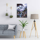 5D DIY Diamond Painting Kits Full Round Drill Wild Goose River Mosaic