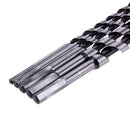 5PCS 230mm Extra Long Brad Point Wood Drill Bit Set Steel Woodworking Tool Newly