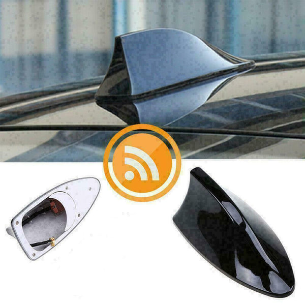 Shark Fin Roof Antenna Aerial FM/AM Radio Signal Decoration Tr L5C8 S1Z2 Q2P3