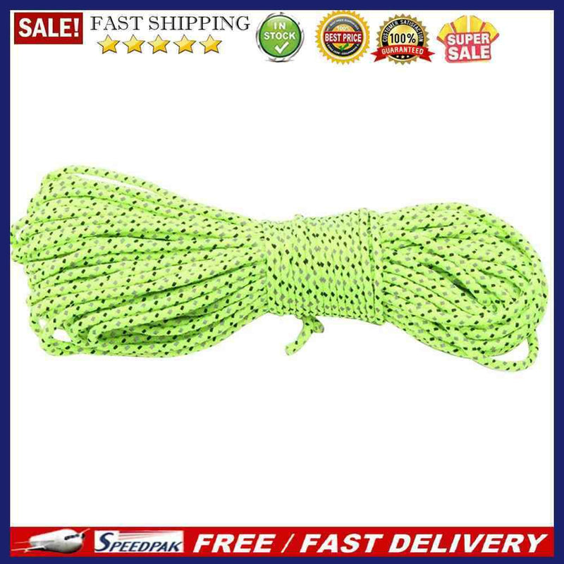 20m Reflective Guyline Camping Tent Rope Runners Guy Line Cord (2.5mm)