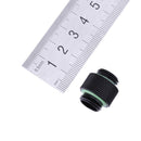 10mm G1/4 External Thread Hose Connector for PC Water Cooling(Black) Newly