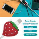 Cartoon Fruit Cord Winder Organizer Cover Mobile Phone USB Cable Bites Protec