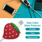 Cartoon Fruit Cord Winder Organizer Cover Mobile Phone USB Cable Bites Protec