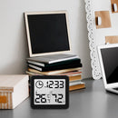 Digital Thermometer Hygrometer Dry Meter Electronic Indoor 3.2inch (Black)