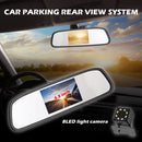 4.3 inch Car Mirror Monitor Auto Parking System with 8LED Rear View Camera Newly