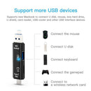 10PCS*5 in 1 USB 3.0 Type C / USB / Micro USB SD TF Memory Card Reader OTG Adapt