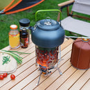 Mini Stove Heating Cover Stainless Steel Portable Warming Heater Shield Outdoor