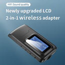 USB Bluetooth-compatible Adapter Dongle 3.5mm Audio Receiver Transmitter fo
