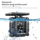 Solar Motorcycle TPMS Tire Pressure Monitoring System with 2 External Sensors