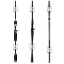 2pcs Wall Mounted Fishing Rod Racks Storage Clips Clamps Holder Organizer Newly