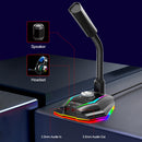 Desktop Capacitive M2 Noise Reduction Computer Live Microphone (USB RGB EQ)