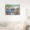 Street Houses Canvas Paint By Numbers Oil Hand Painted Drawing Kit Home Decor