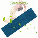 Portable Double Layer Printed Yoga Towel Quick Drying Pilates Towels (B) Newly