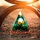 Crystal Energy Generator Pyramid Healing Stone Positive Energy Collect (A) Newly