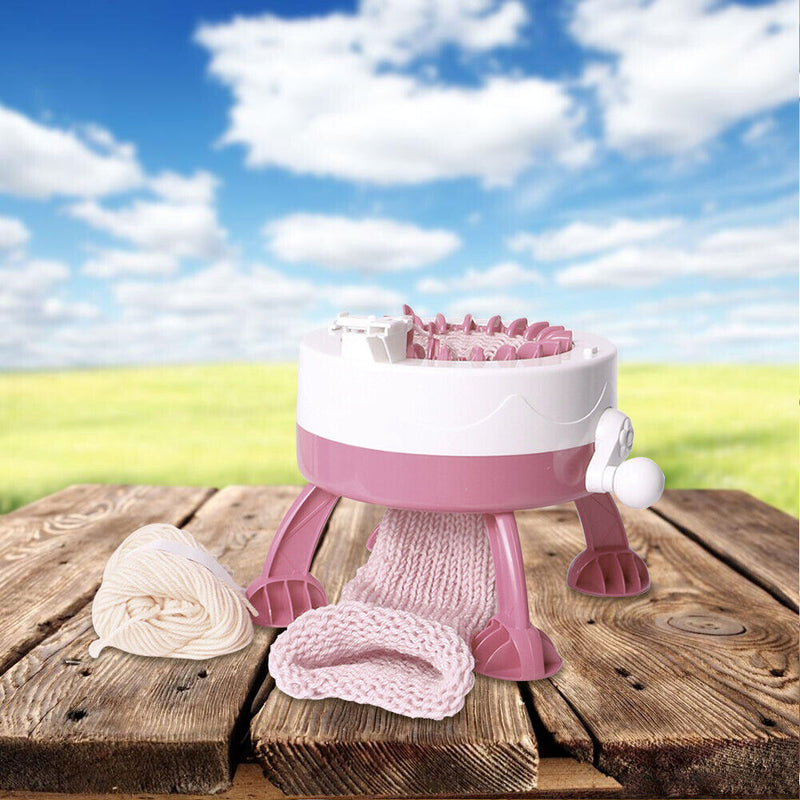 22 Needles Handmade Wool Knitting Machine Rotating Sewing Tool for Kids Newly