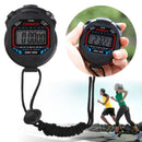Handhold Portable LCD Stopwatch Time Counter Chronograph Digital Timer