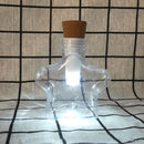4pcs LED USB Rechargeable Shiny Bottle Cork Stopper Cap Lamp (Pure White) Newly