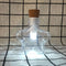 4pcs LED USB Rechargeable Shiny Bottle Cork Stopper Cap Lamp (Pure White) Newly