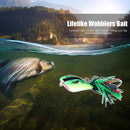 Hard Bionic Frog Fishing Lure Tackle 9cm 10g Wobblers False Bait (Green) Newly
