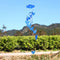 Butterfly Bell Wind Chimes Creative Home Yard Garden Hanging Decor(Blue)