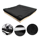 Waterproof Dust Cover Anti UV Sandbox Sandpit Shelter (Black 150x150cm)
