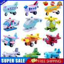 Multi-pattern Creative Toys Mini Wooden Airplane Kids Baby Educational Gift