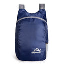 Foldable Backpack Bag Outdoor Travel Waterproof Hiking Daypacks (Navy Blue)