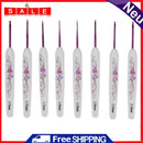 8pcs Soft Handle Aluminum Head Crochet Hooks Sweater Sewing Needles Set