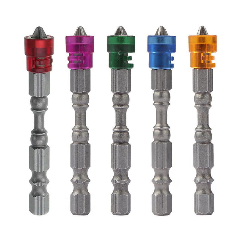 1/4 inch Hex Shank S2 Steel PH2 Magnetic Electric Screwdriver Bits (Yellow)