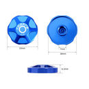 Dustproof MTB Front Fork Cap Bicycle Air Gas Valve Protective Cover (Blue) Newly