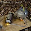 Aluminum Alloy Stove Adapter Conversion Head Portable Butane Furnace Connec